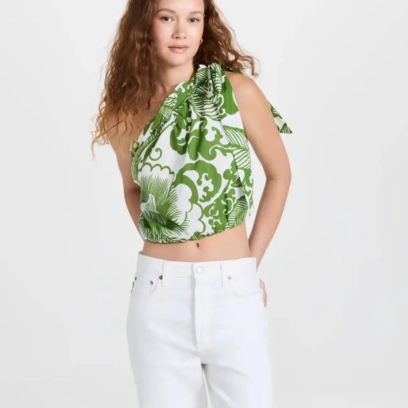 NWT Anthropologie VELVET BY GRAHAM & SPENCER CAMILLA ONE-SHOULDER TOP XL - Picture 8 of 8